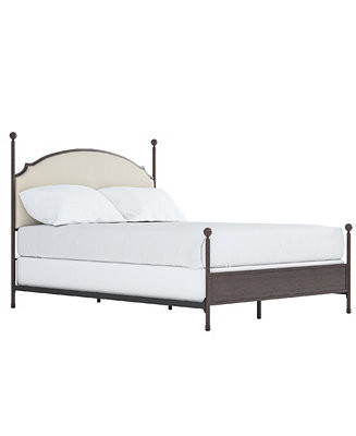 Swindon Cream Curved Top Poster Bed, Queen - Macy's | Macy's