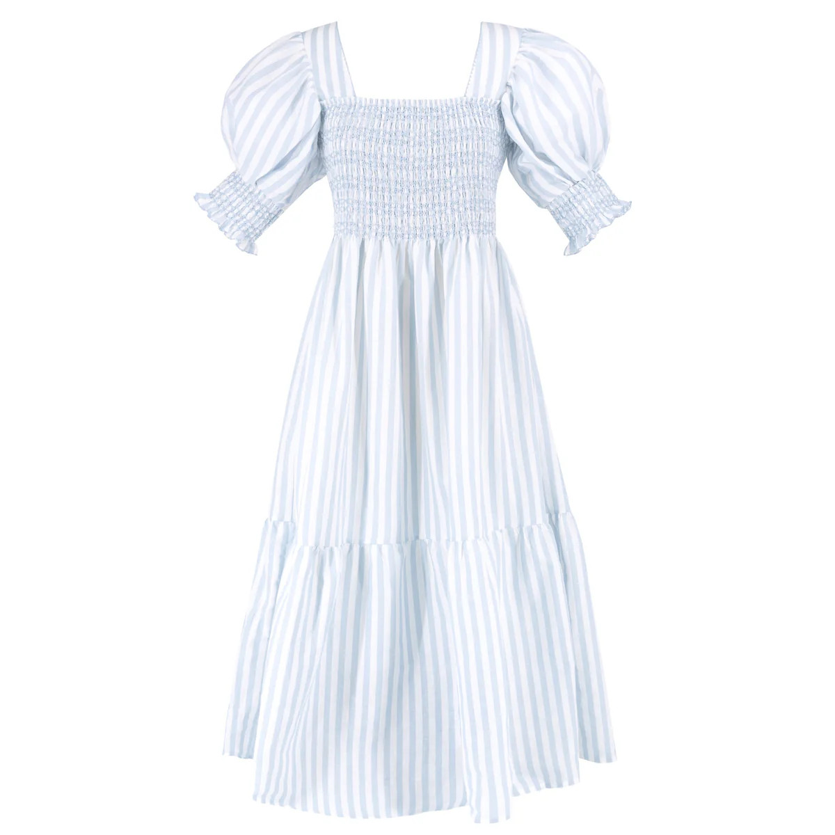 Women's Daphne Dress - Antoine Blue Stripe | Dondolo