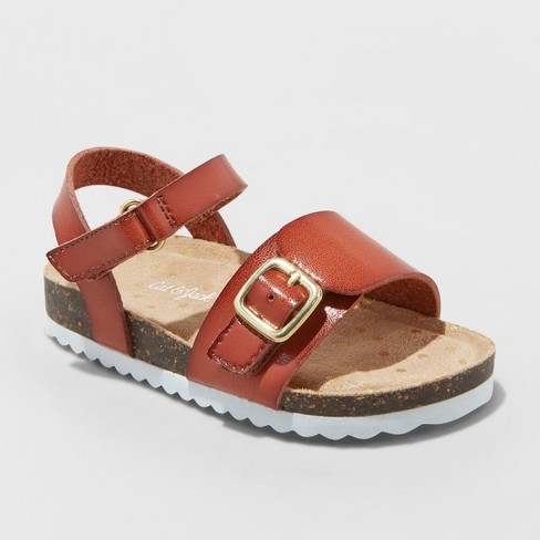 Toddler Girls' Berdie Comfort Footbed Sandals - Cat & Jack™ | Target