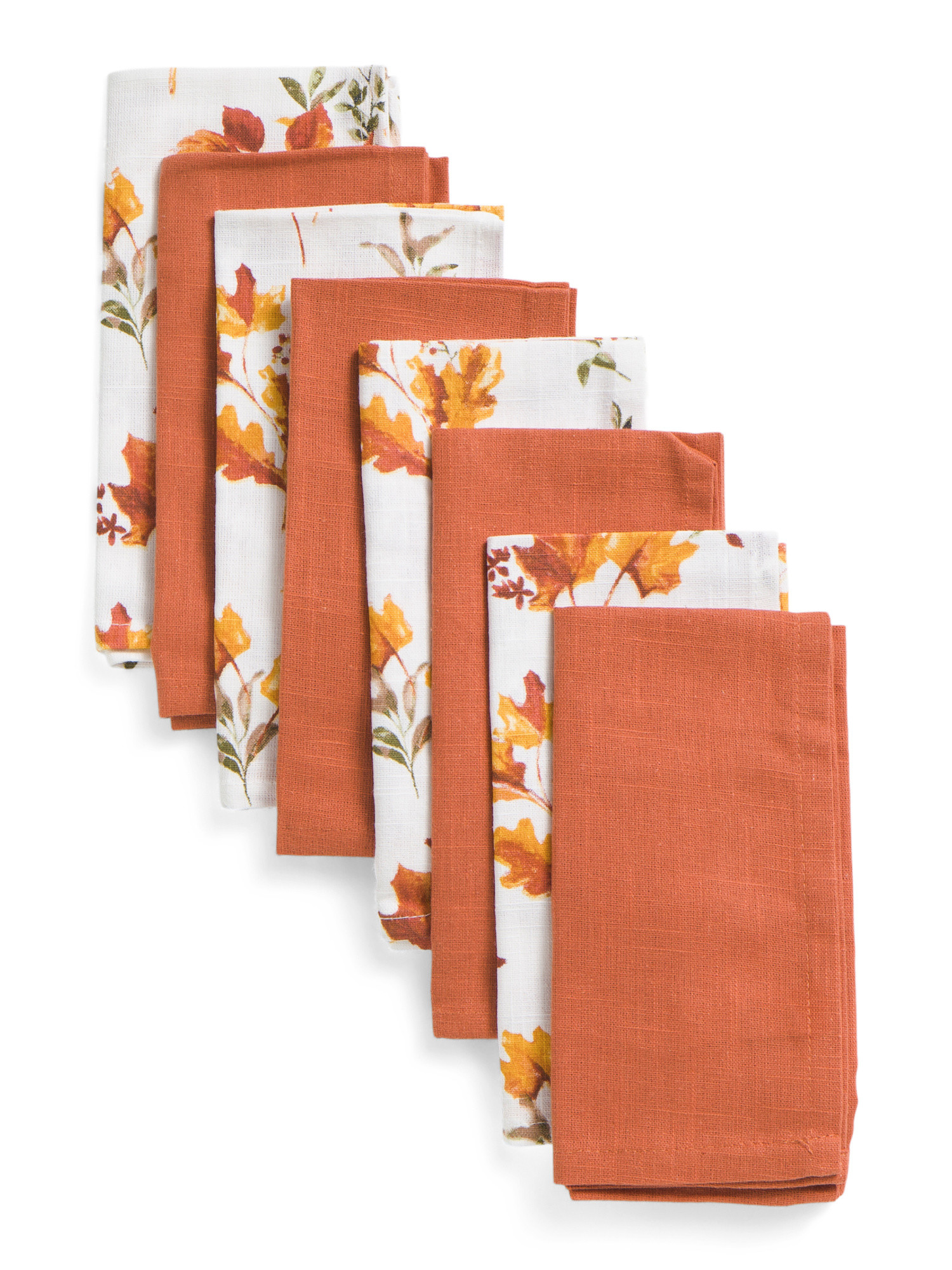 8pc Maise Leaves Napkin Set | TJ Maxx