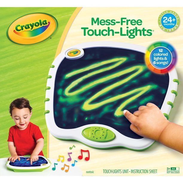 Crayola My First Touch Lights Art Kit, Musical Doodle Board, Gift for Girls & Boys - Walmart.com | Walmart (US)