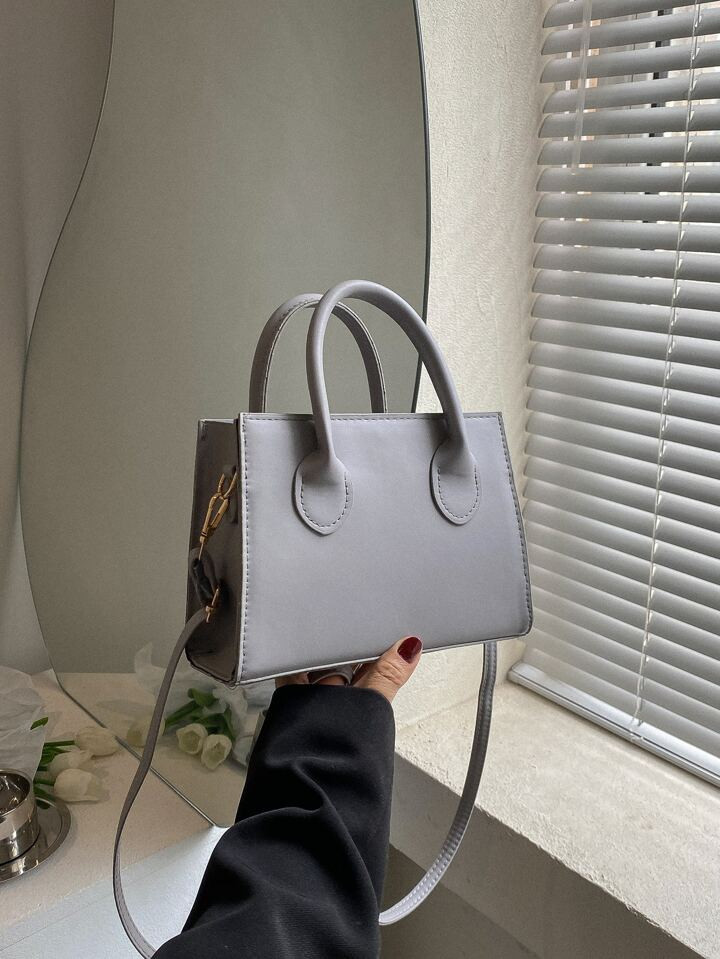 Leichte, geschäftliche, lässige, minimalistische, quadratische Tasche für Teenager, Mädchen, ... | SHEIN