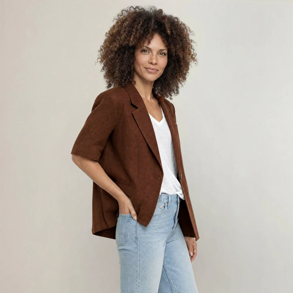 The Eden Shoulder Pad Blazer | Marame