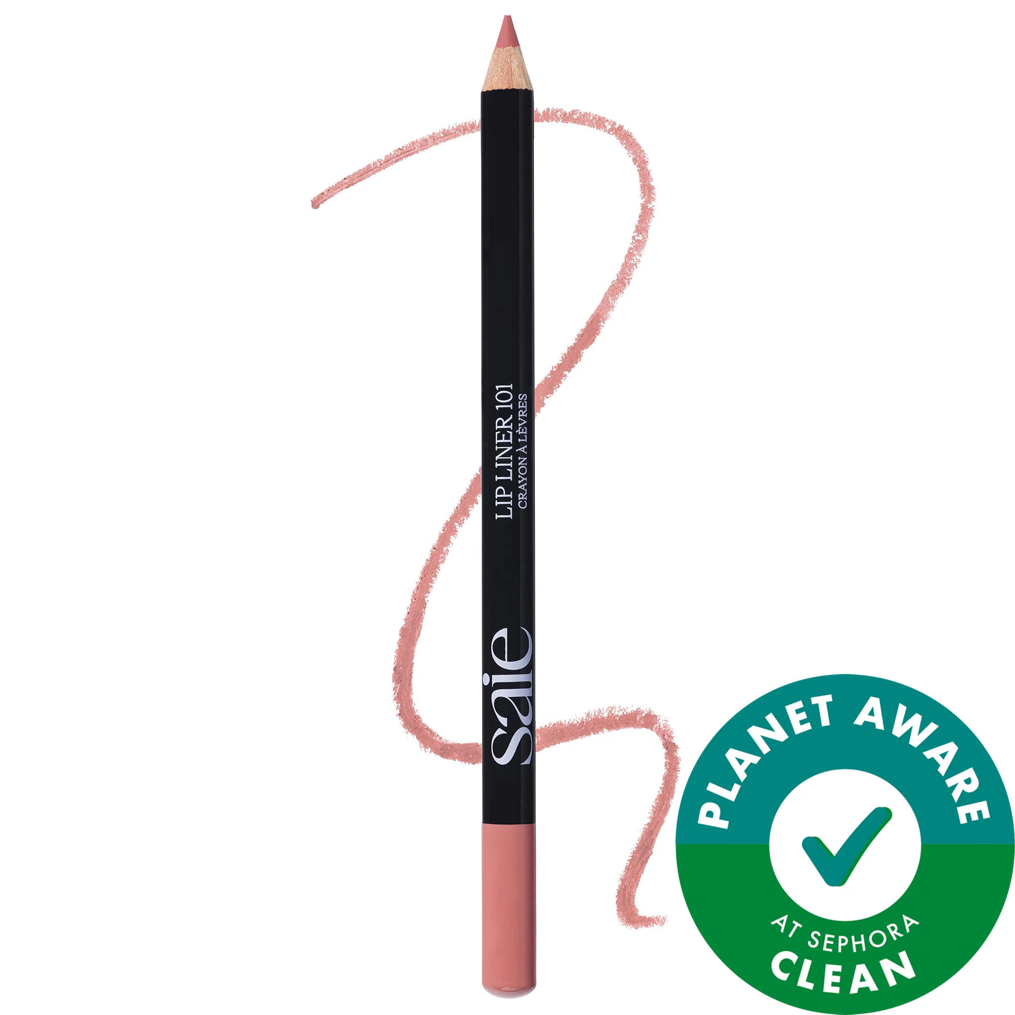 Saie Lip Liner 101: Creamy & Nourishing Lip Pencil French .05 oz/1.41 g | Sephora (US)