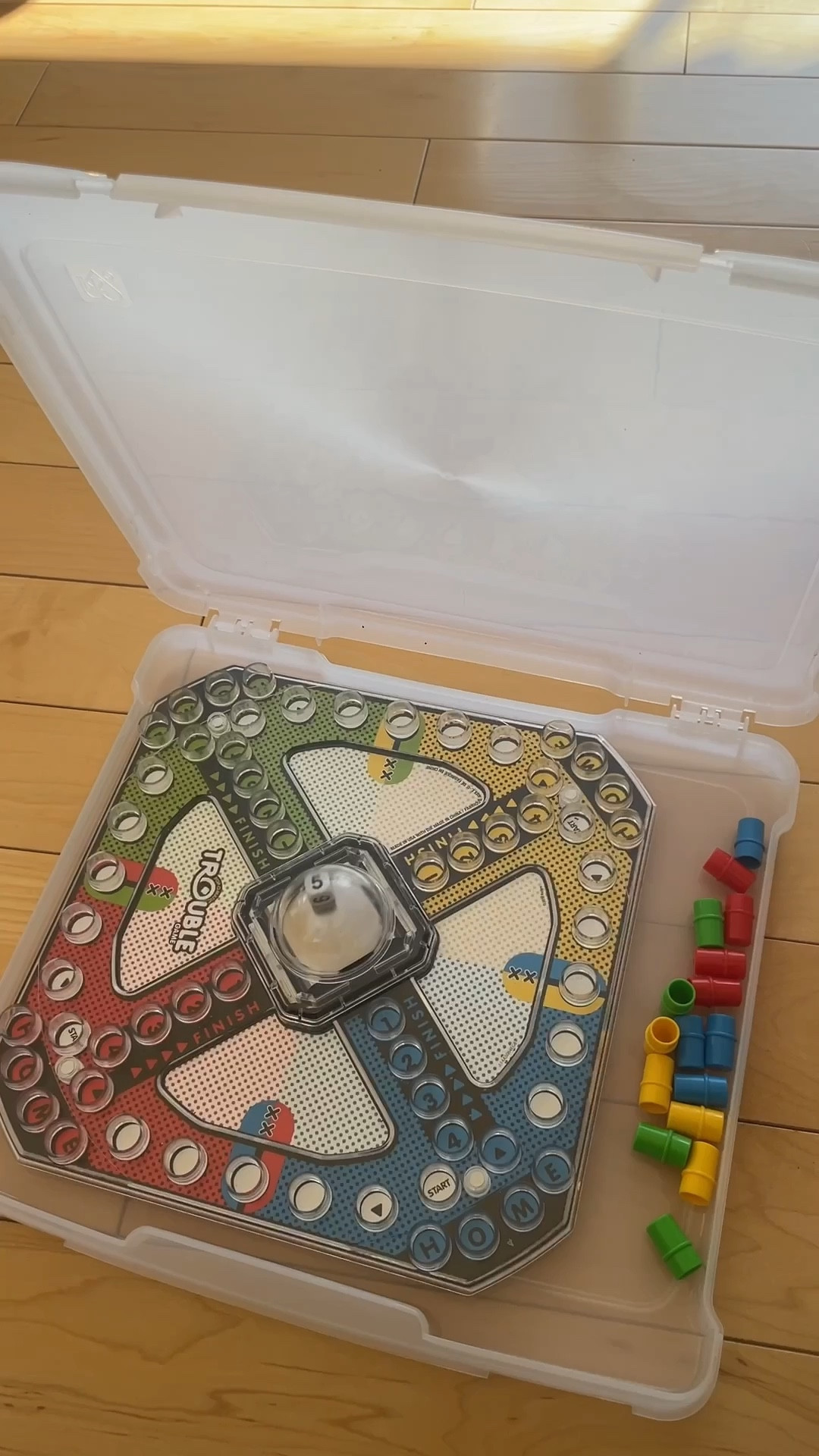 These slim organizers are perfect for organizing board games, puzzles, and toy sets! I use the thicker boxes for bulkier games and toy sets. 

Tip: use a labeler to lable the outside of the container. Tape or laminate instructions to the game and place inside container. 

Say goodbye to playing jenga with the boxes of games.
