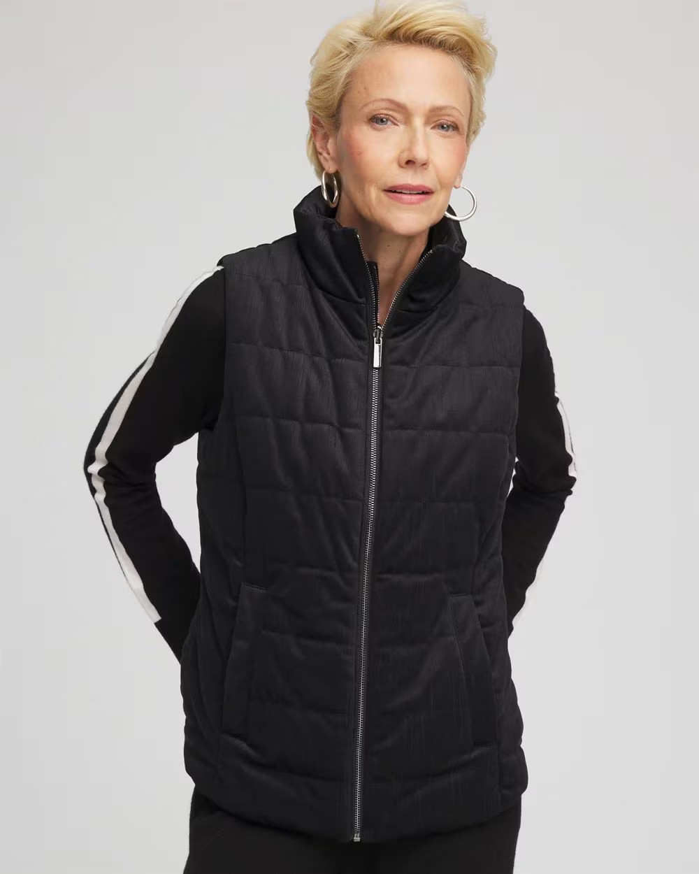 Zenergy® Reversible Velvet Puffer Vest | Chico's