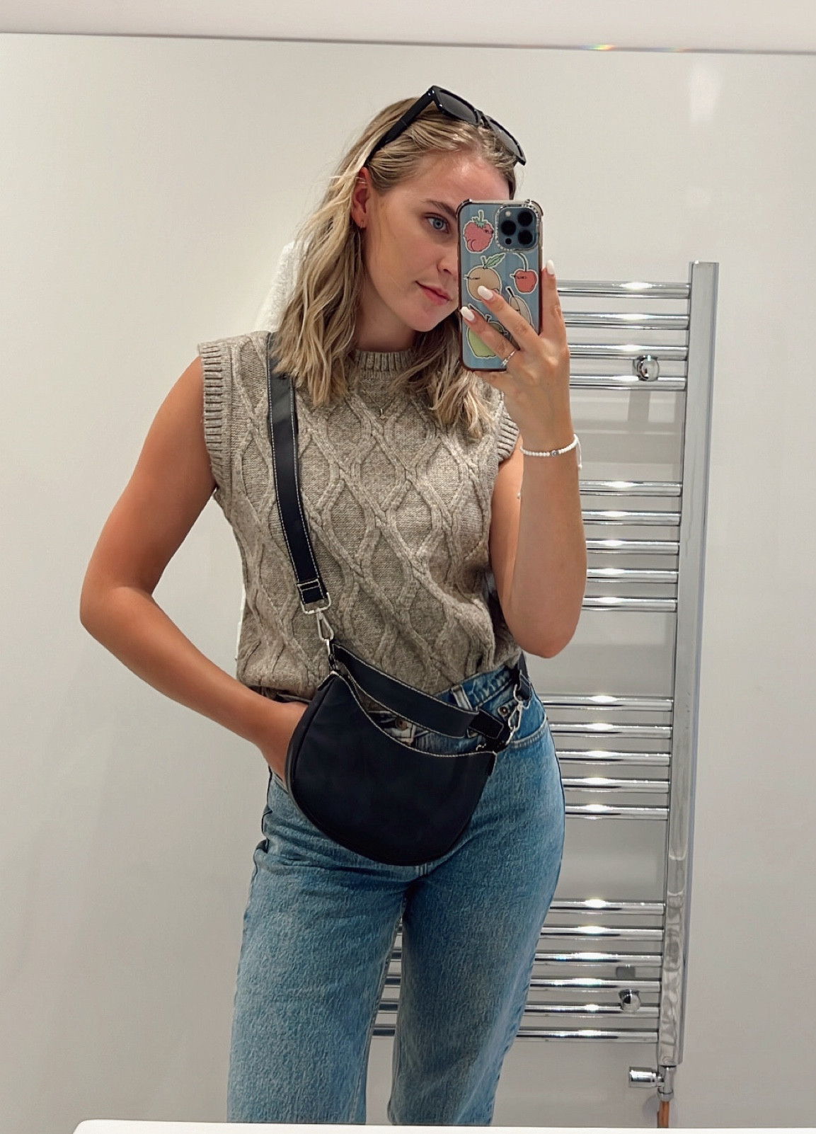 My favourite sleeveless jumper to wear during these months when it’s cooler in the evenings! So incredibly soft. Paired with classic jeans and simple accessories  

#LTKautumn #LTKuk