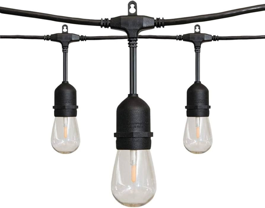 Hampton Bay 24 ft. 12-Light Filament LED String Light | Amazon (US)