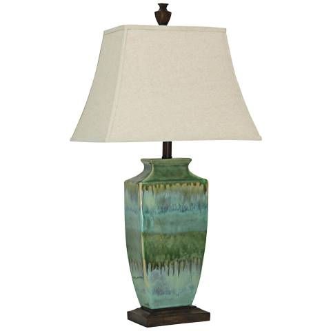 Ardino Teal Blue and Green Table Lamp | Lamps Plus