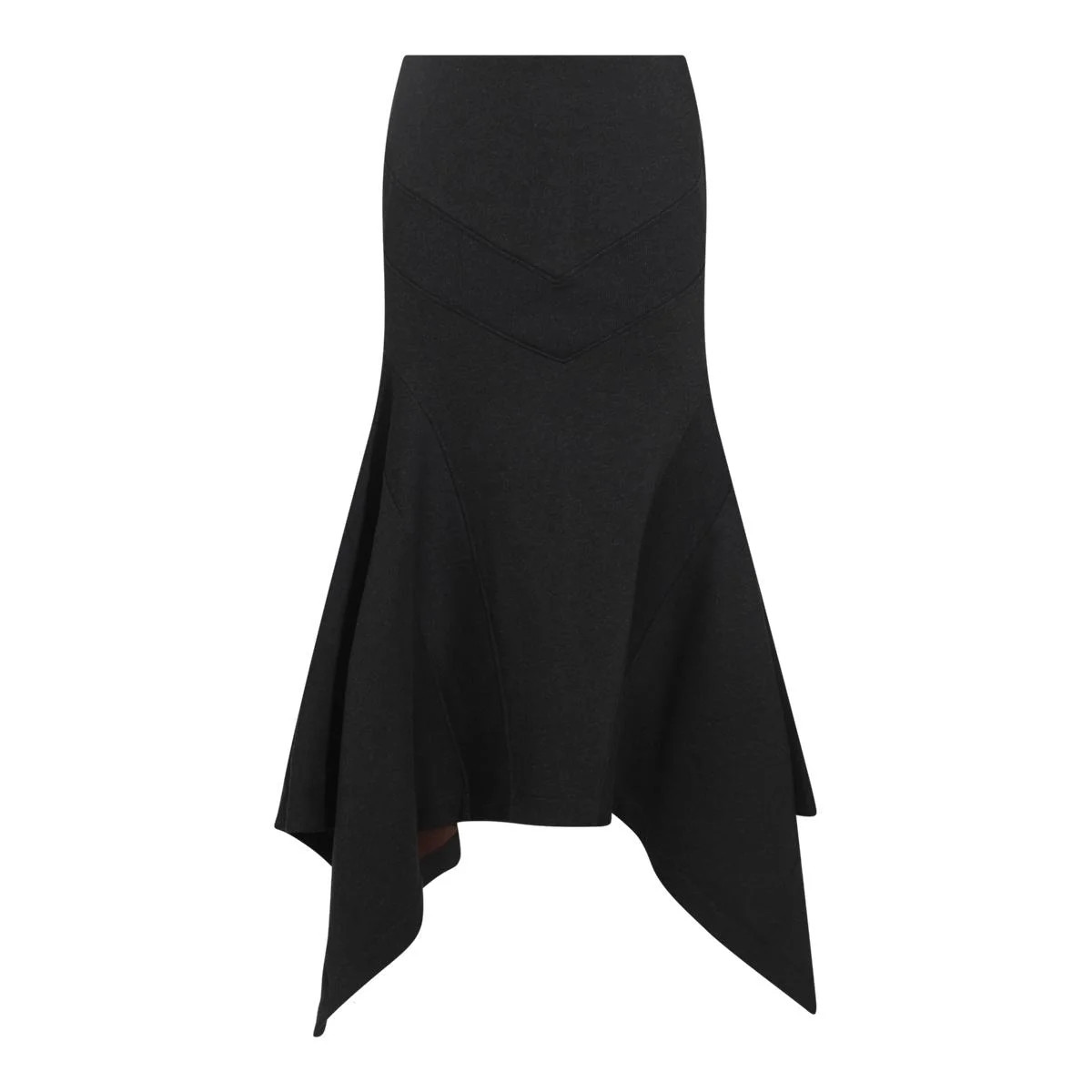 The Attico Asymmetric Midi Skirt | Cettire Global