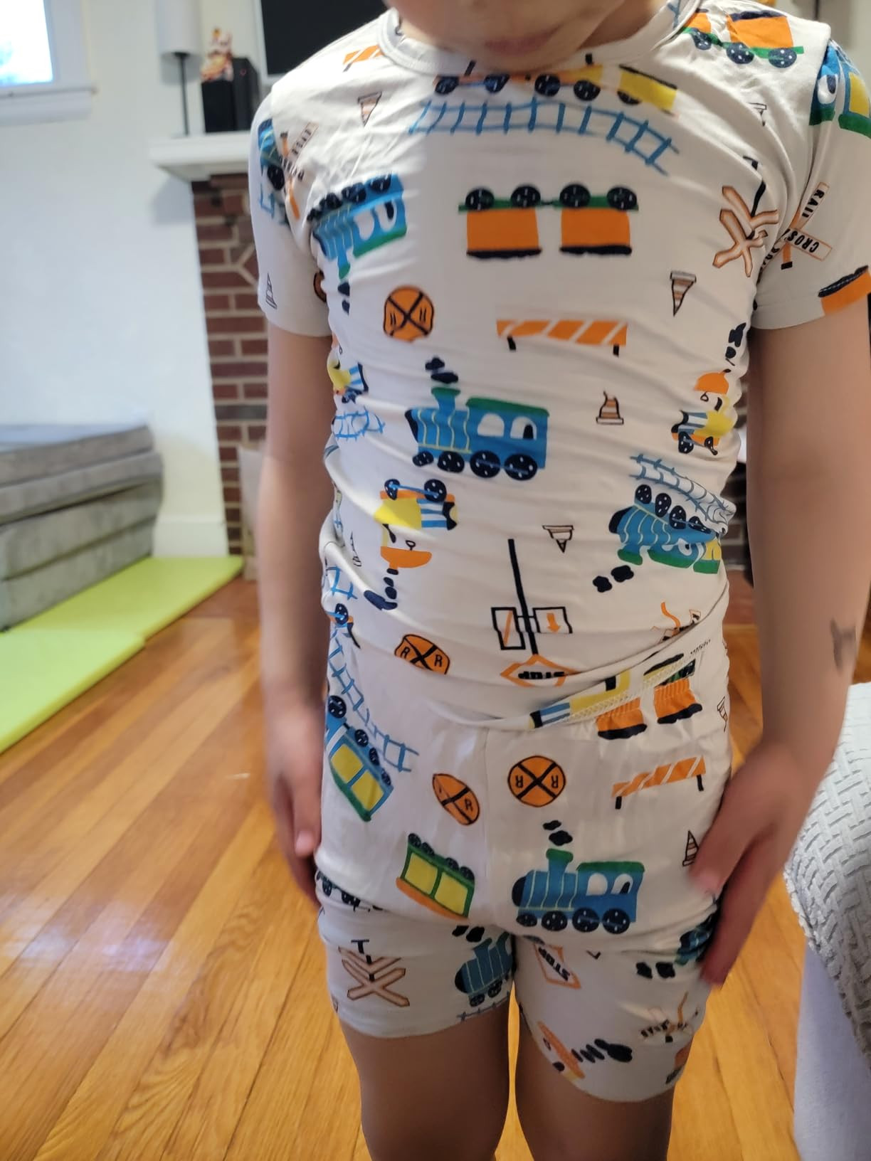 Tebbis Snug-Fitting Unisex Pajamas for Boys & Girls – Dino/Stripe PJs Soft Modal Fiber Toddler ... | Amazon (US)