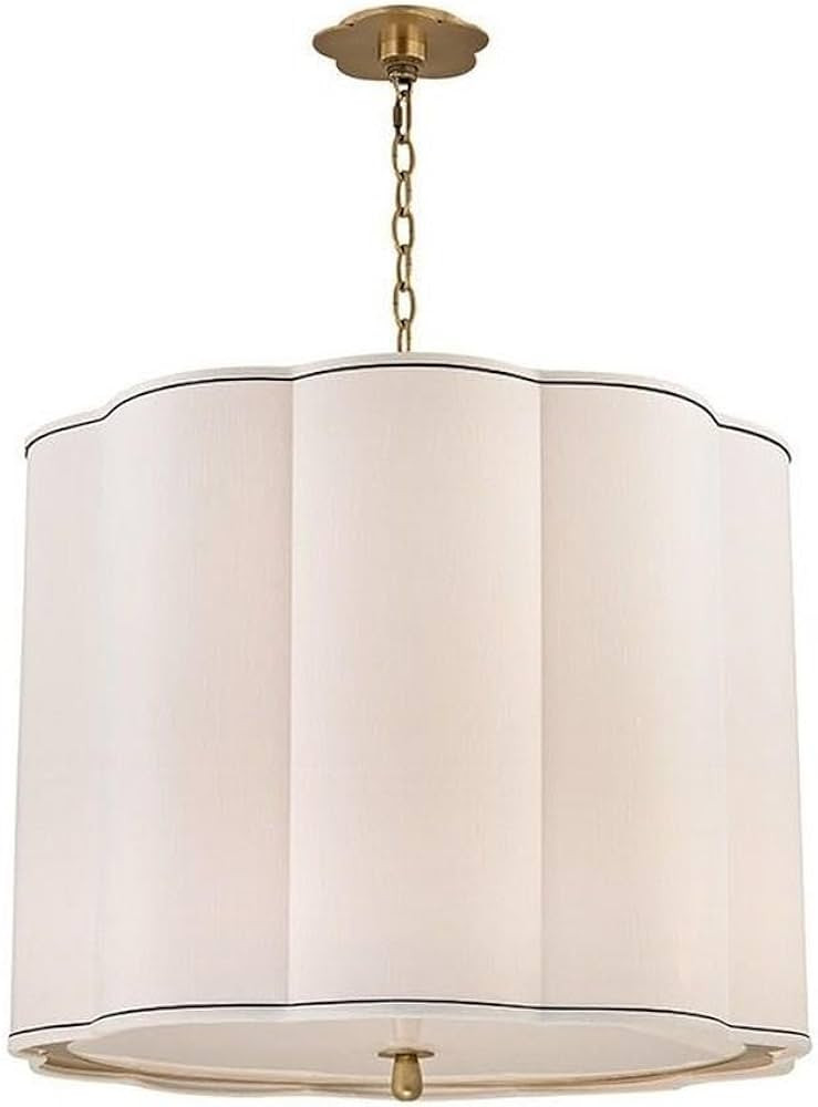 Hudson Valley 7925-AGB Traditional Five Light Chandelier from Sweeny Collection in Brass Finish, | Amazon (US)