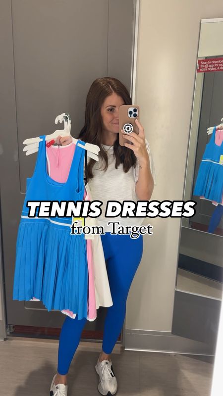 New Tennis Dresses at Target 🎾🎯 If you are loving the tennis dress and activewear trend, Target has you covered! Tons of new active dresses and styles this season! 

Follow me for more affordable fashion and Target finds! 

Wearing a size medium in all! 

#LTKFitness #LTKStyleTip #LTKActive