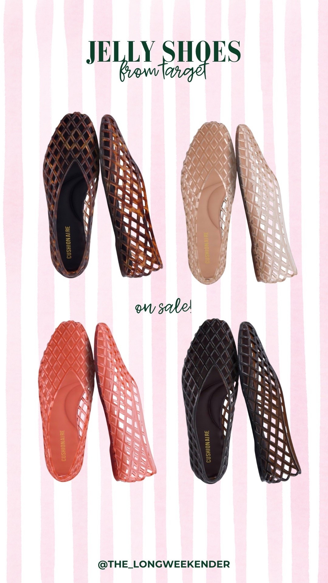 Target jelly shoes on sale! $30 off!

#LTKSaleAlert #LTKootd #LTKTravel
