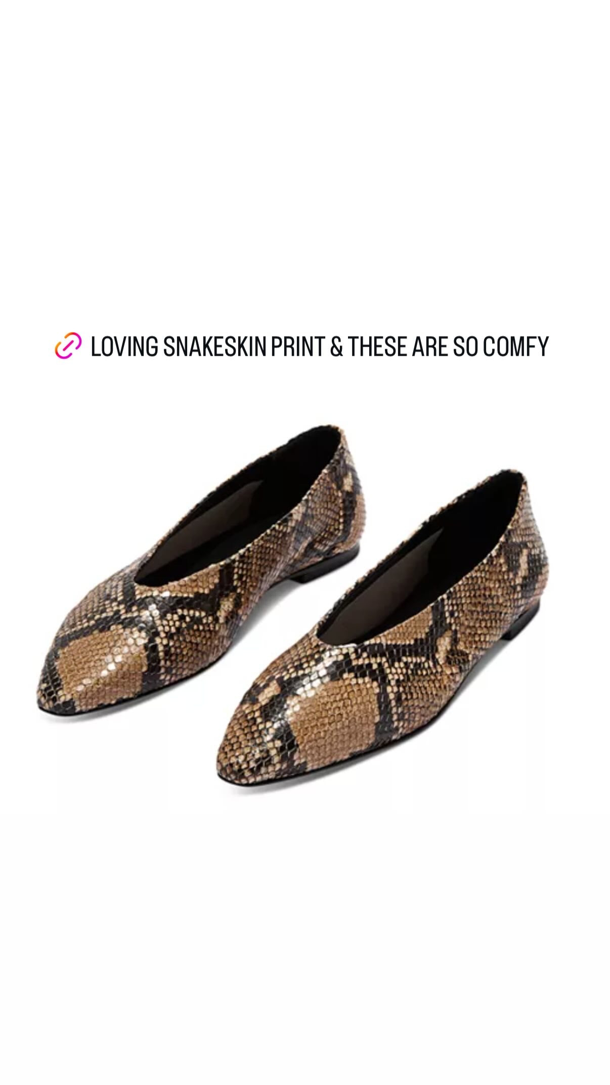 Loving the snakeskin print on these flats! Sharing my most loved favorites of the week. From spring/summer dresses, ballet flats, blouses, jeans, and more! 

 #LTKgrwm #LTKootd #LTKWorkwear