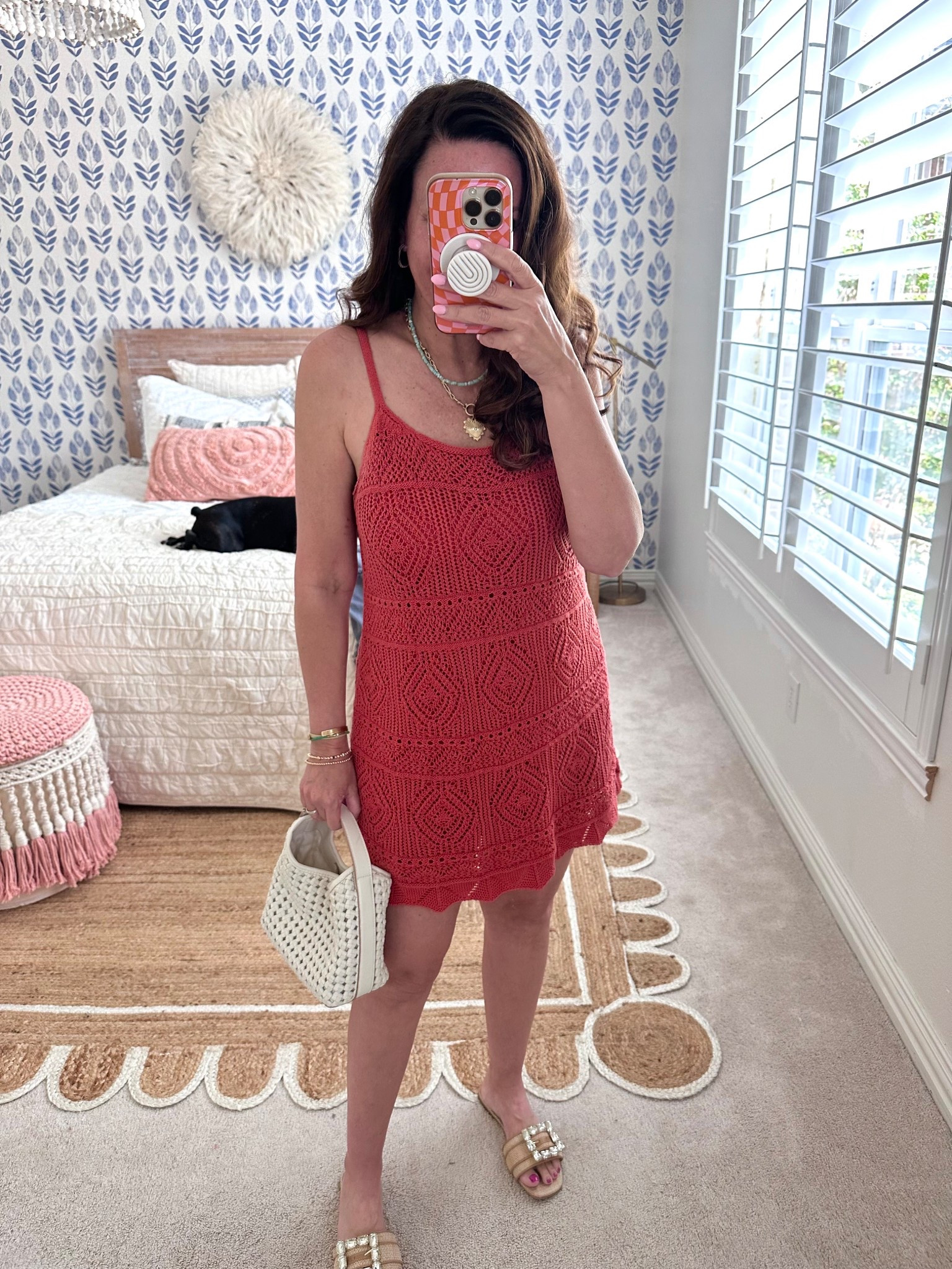 Wearing a medium in this adorable crochet Target dress! Adjustable straps, lined and also comes in cream. Currently on sale!
.


#LTKOver40 #LTKSaleAlert #LTKStyleTip