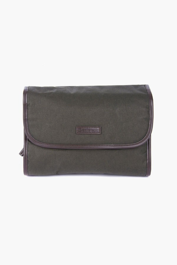Olive Wax Hanging Washbag | Tuckernuck (US)