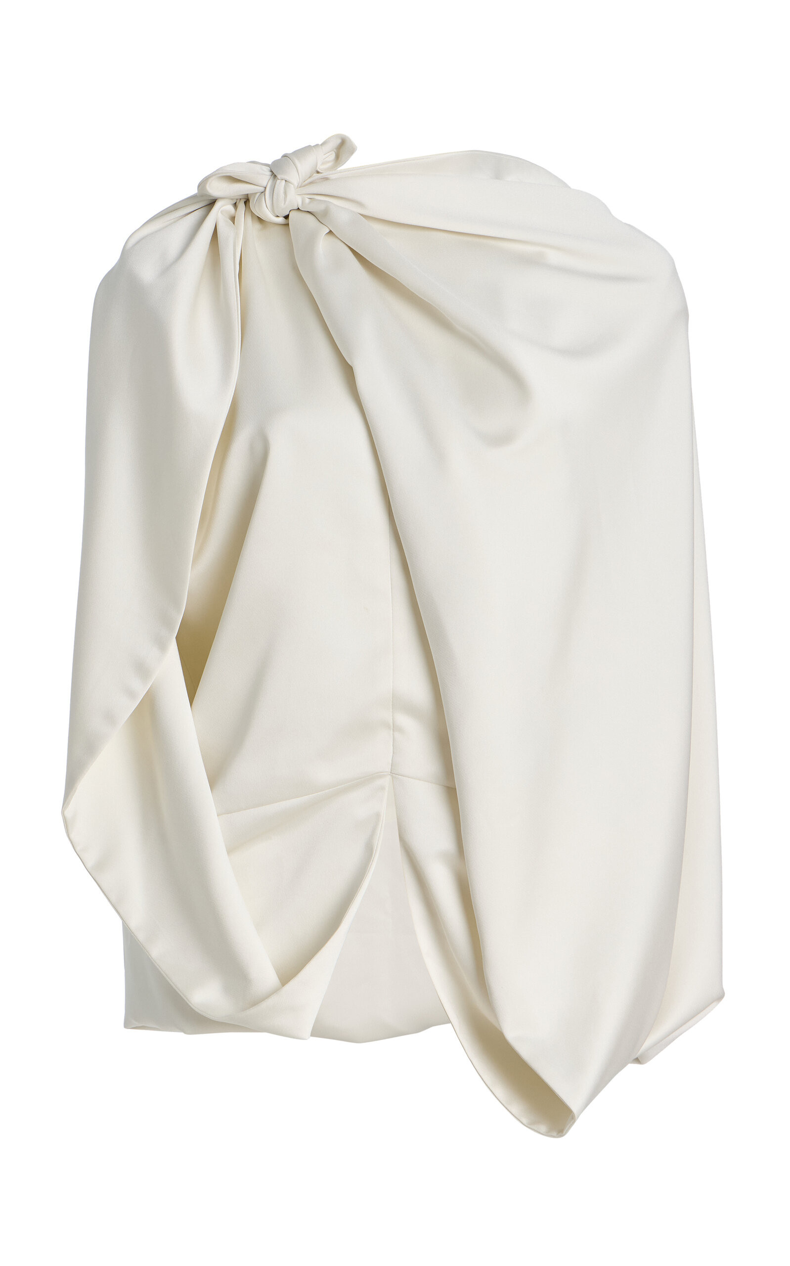 Exclusive Knotted Crepe Cape Top | Moda Operandi (Global)