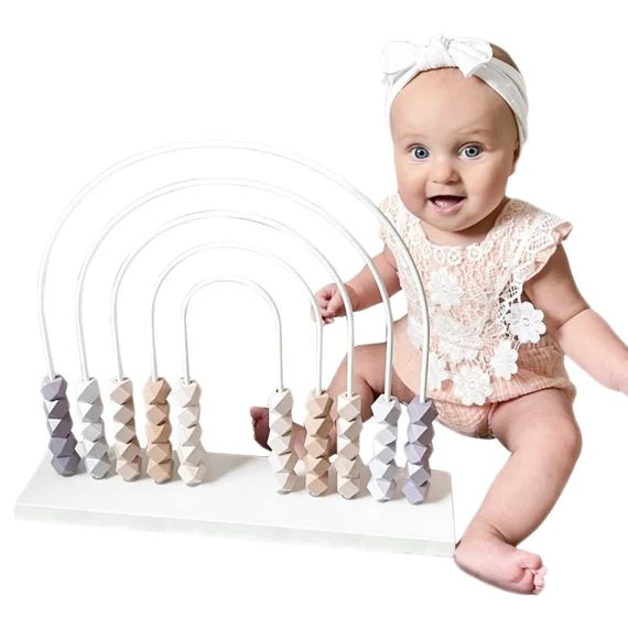 Rainbow Abacus Toy| Bead Maze Toy | Etsy (US)