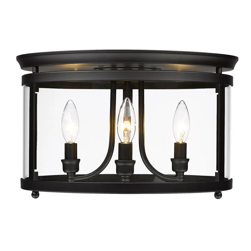 Aarav Glass Flush Mount | Wayfair North America