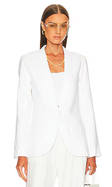 Amanda Uprichard x REVOLVE Jane Linen Blazer in White from Revolve.com | Revolve Clothing (Global)