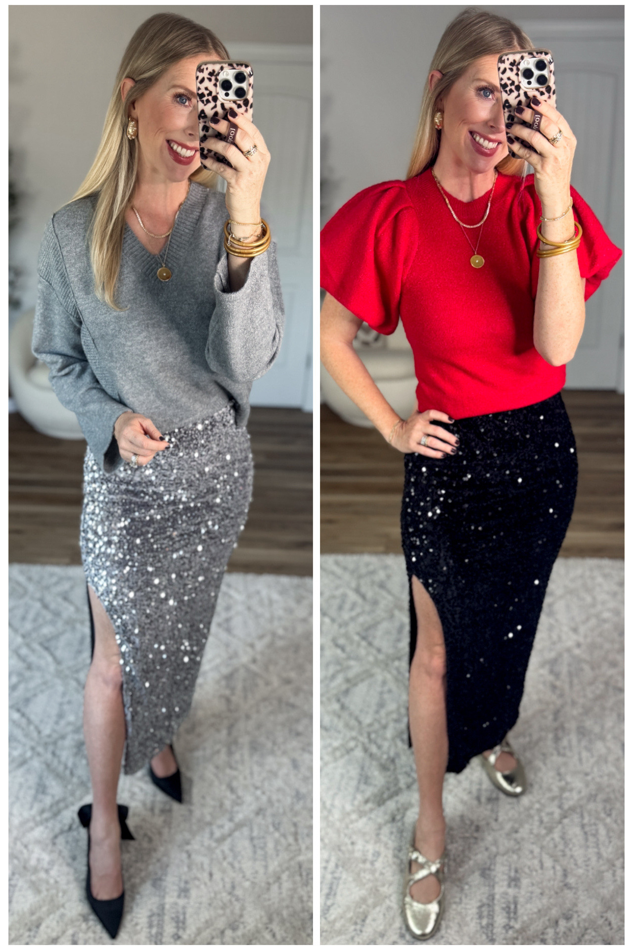 2 color options in this sequin maxi skirt from Walmart! 

Size small 

#LTKHoliday #LTKFindsUnder50 #LTKStyleTip