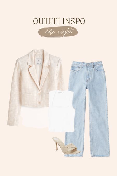 Cute date night outfit idea! 
Top and blazer true to size




Abercrombie, citizens of humanity, jeans, denim, tweed jacket, neutral, spring, Alex, Alex Garza 

Follow my shop @alexandreagarza on the @shop.LTK app to shop this post and get my exclusive app-only content!

#liketkit #LTKunder100 #LTKSeasonal #LTKstyletip
@shop.ltk
https://liketk.it/457b4