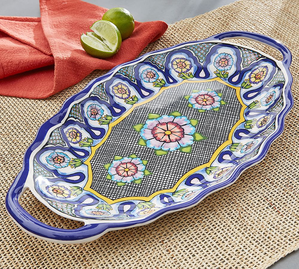 Del Sol Melamine Serving Platter | Pottery Barn (US)