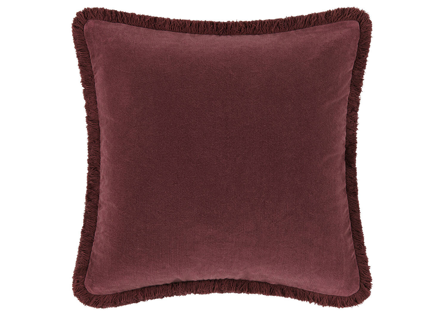 Aline Velvet Pillow 20x20 Mushroom | Urban Barn
