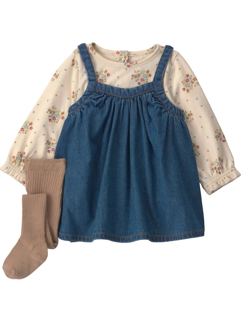 Carter's Child of Mine Baby Girl Dress Set, 3-Piece, Sizes 0/3-24 Months | Walmart (US)