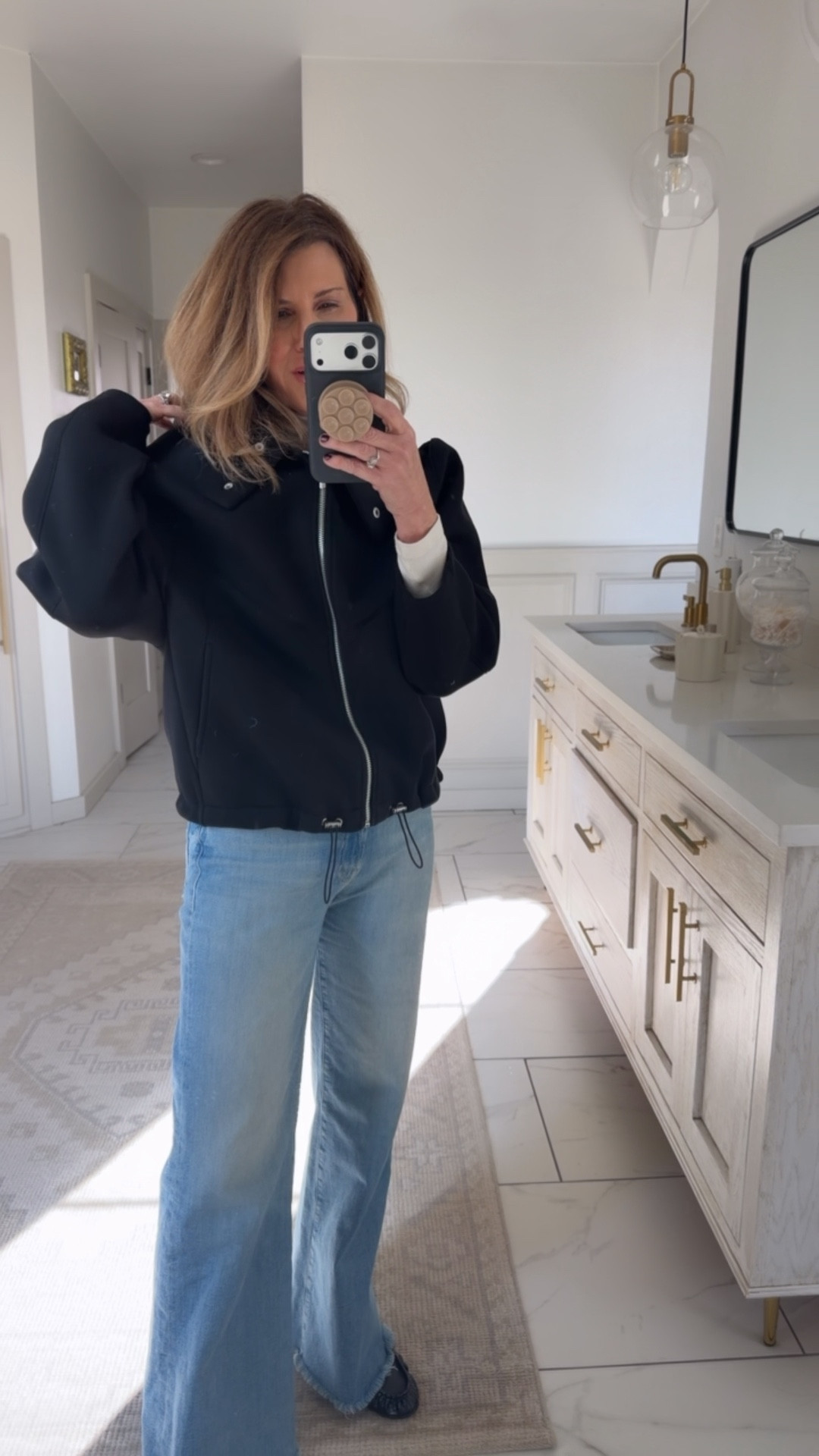 Scuba fabric perfect little jacket
I’m wearing a small #walmartstyle

#LTKOver40