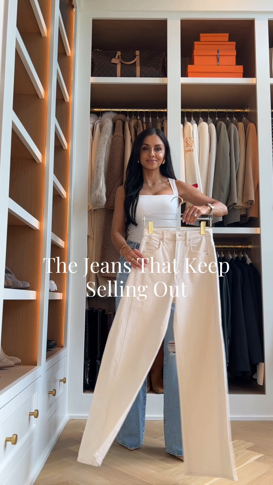 The ecru off white jeans that keep selling out!
Mother ecru jeans wearing 23 - run slightly smaller than most Mother jeans so size up if in between sizes 
Anthro top
Amazon tank

#LTKOver40 #LTKSeasonal #LTKmomlife