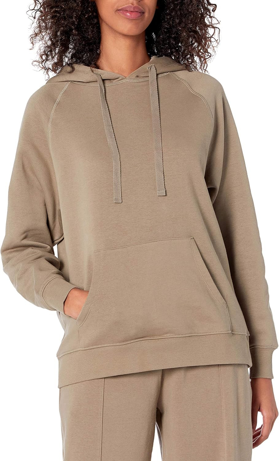 The Drop Women's Renee Street-Fleece Coverstitched Utility Hoodie | Amazon (US)