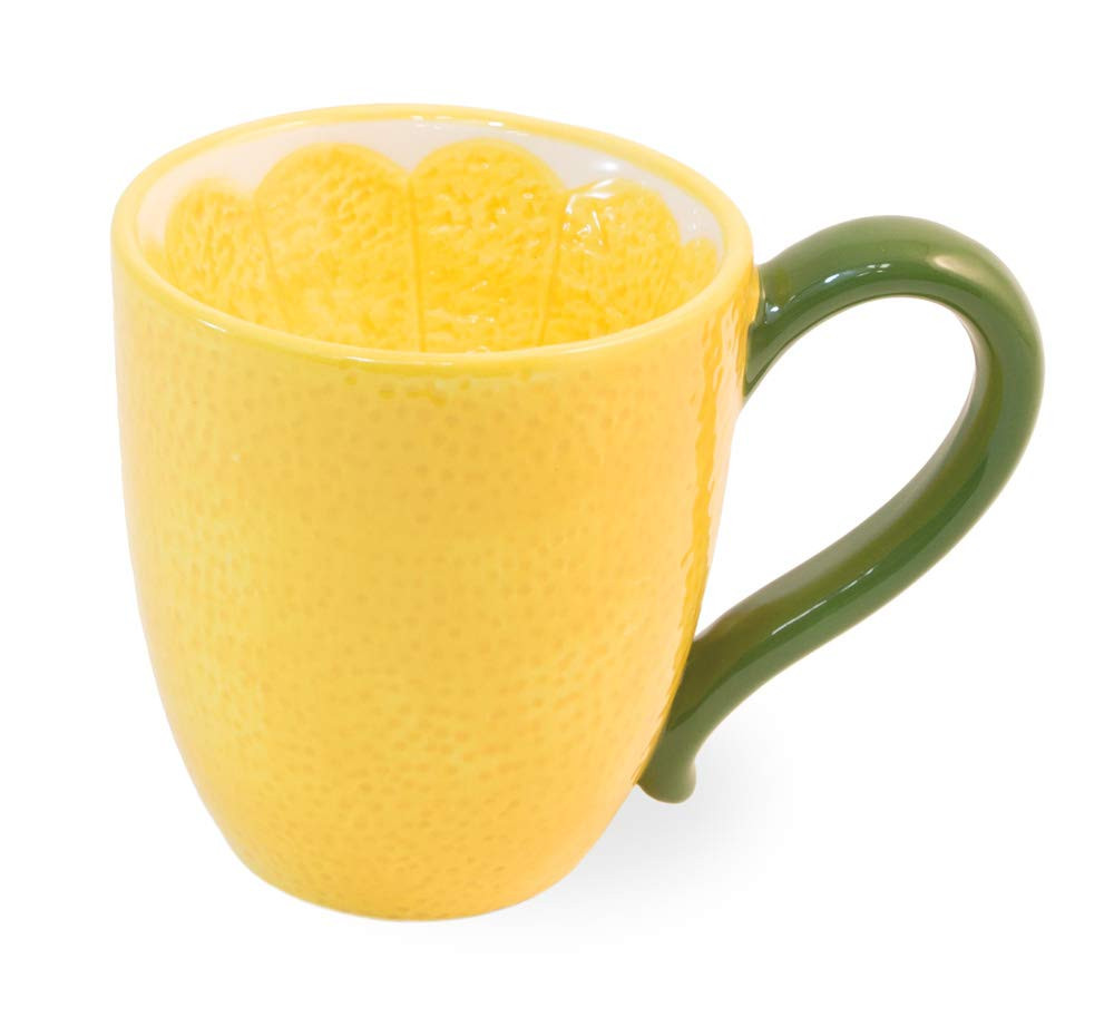 Boston International Ceramic Mug for Coffee and Tea, 1 Count (Pack of 1), Lemon Drop | Amazon (US)