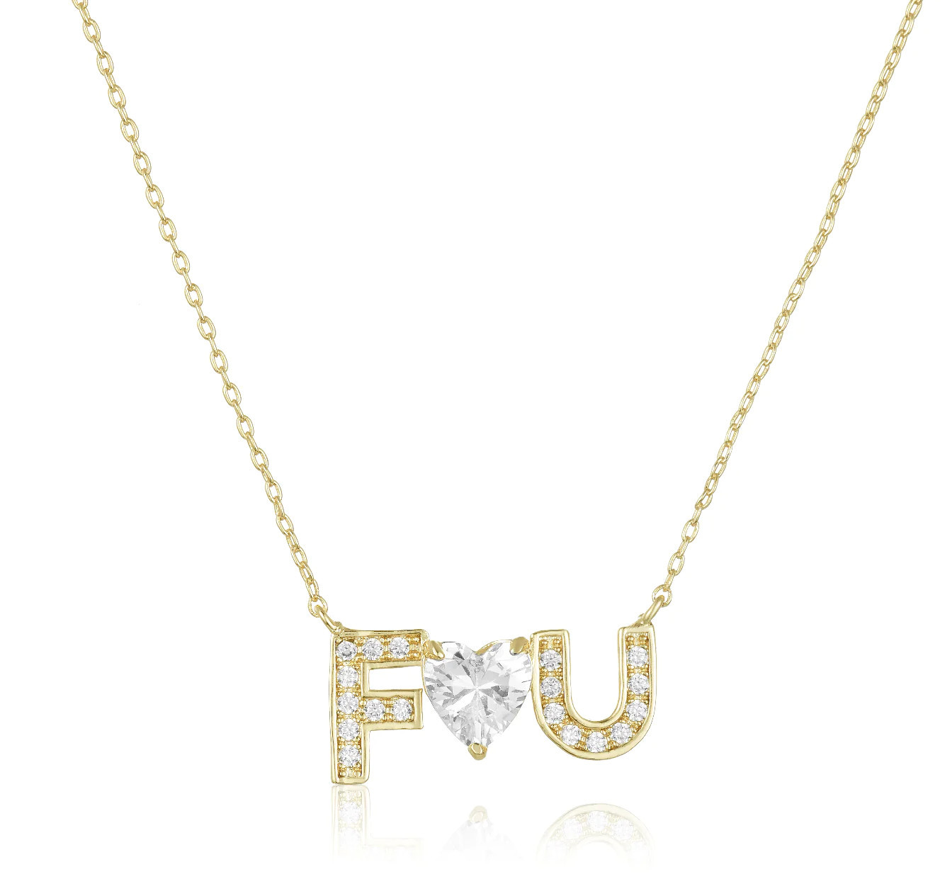 F U Necklace | Melinda Maria
