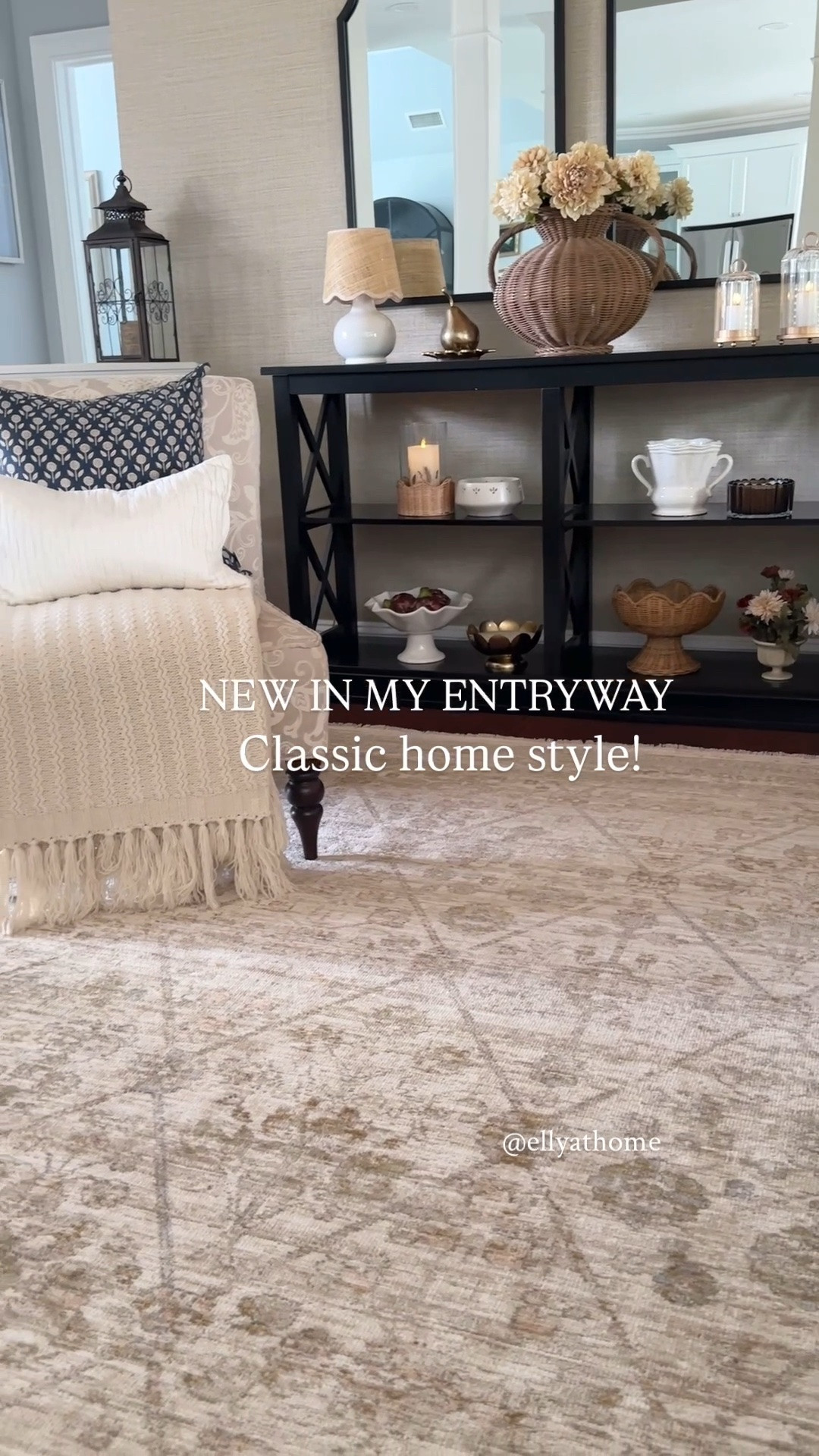 I love my new area rug in my entryway! Beautiful vintage motif in neutral colors with light blue accents! Shop fall entryway, vases, florals, throw pillow, blanket, fall candles + more!

#LTKdayinmylife #LTKHome #LTKSaleAlert