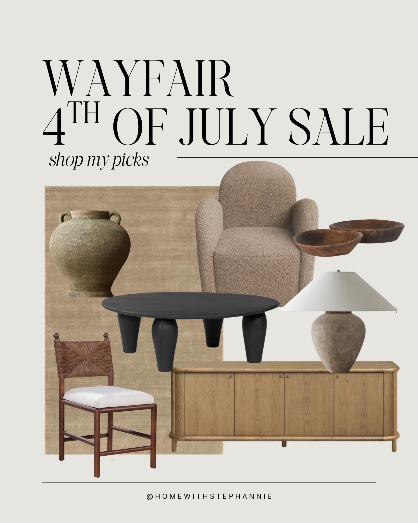@wayfair sale picks 😍👏🏼

#wayfair #wayfairsale #wayfaircreator #consoletable #sideboard #vase #accentchair #tablelamp

#LTKSeasonal #LTKHome #LTKSaleAlert
