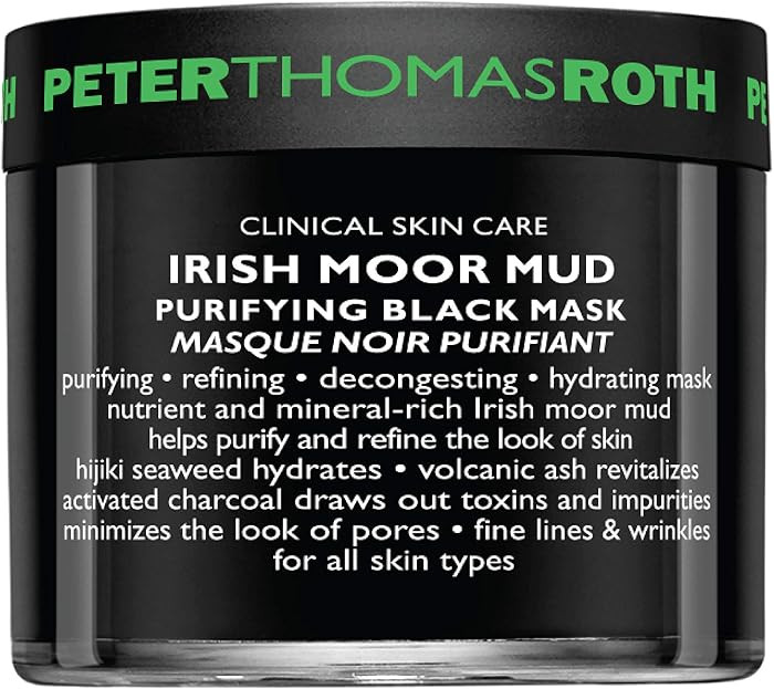Peter Thomas Roth Irish Moor Mud Mask \u2013 50 ml | Detoxifying & Hydrating Facial Mask with Min... | Amazon (UK)