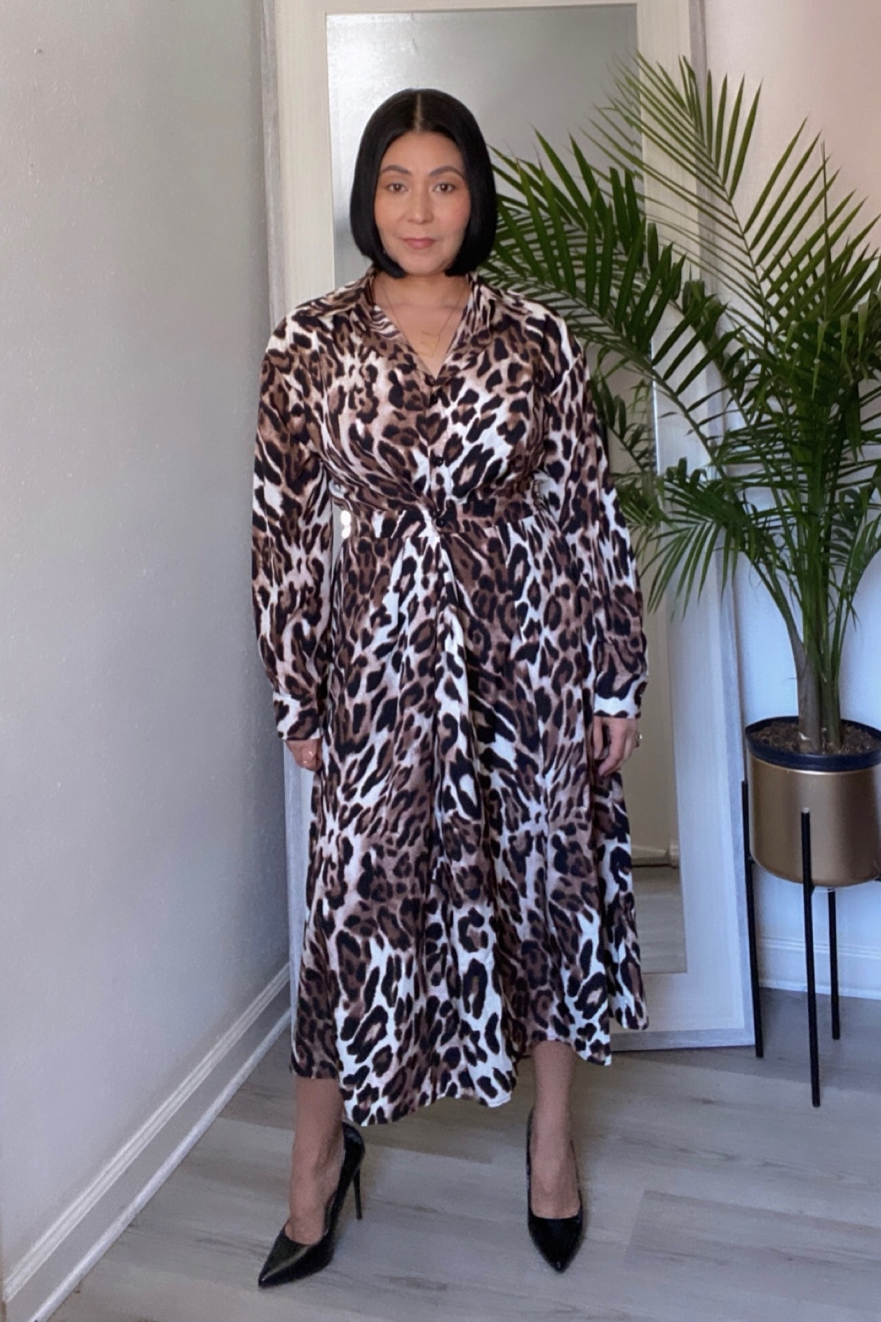 Long Sleeve Leopard Dress

#LTKunder50 #LTKbeauty #LTKworkwear