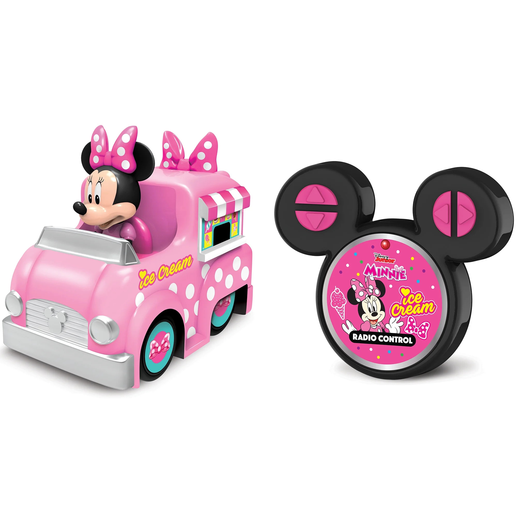 Disney Junior Minnie's 5.5" Full-Function Remote Control Ice Cream Truck, R/C Vehicle, Children a... | Walmart (US)