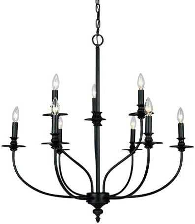Elk 289-Ob Hartford 9-Light Chandelier, 28-Inch, Oil Rubbed | Amazon (US)