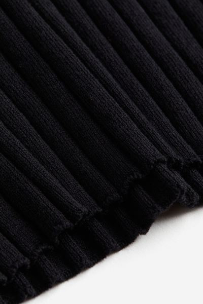 Rib-knit polo-neck top | H&M (UK, MY, IN, SG, PH, TW, HK)