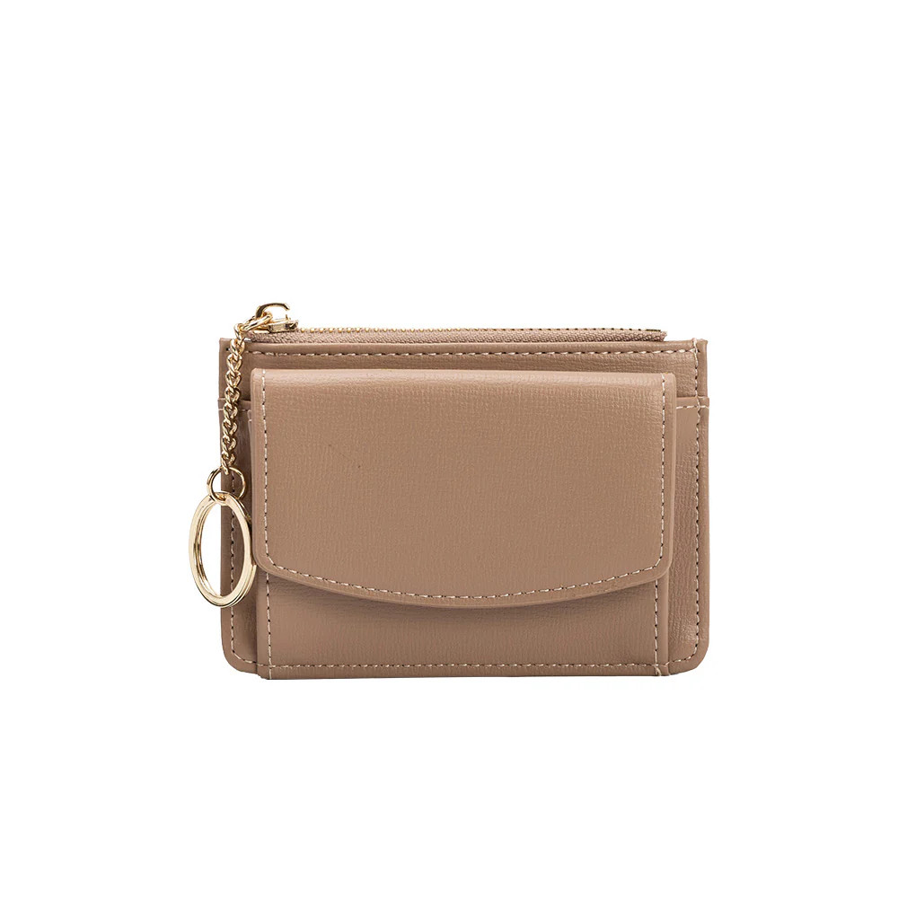 Nude Kara Small Vegan Leather Card Case Wallet | Melie Bianco | Melie Bianco