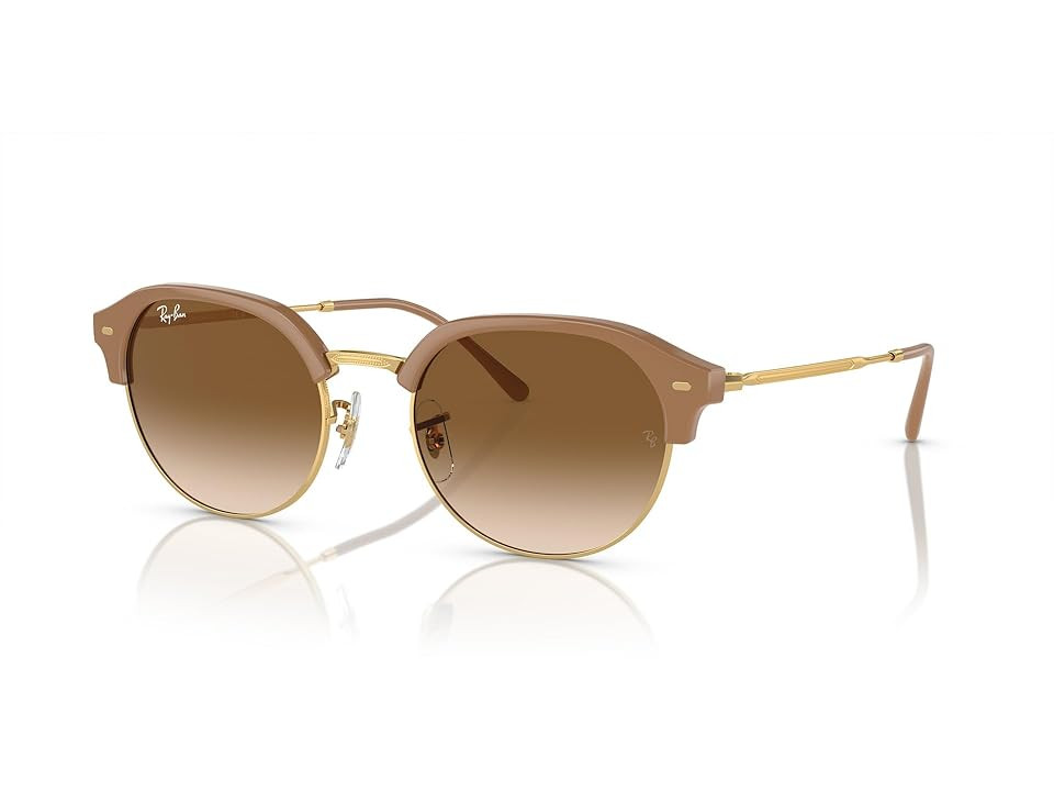 Ray-Ban RB4429 Polarized Fashion Men's Sunglasses Beige On Arista : 55mm, Acetate/Glass Lenses | Zappos