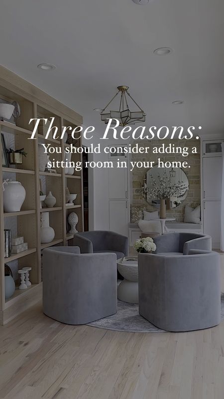Three reasons we love our #sittingroom.  All sources linked! 

#LTKhome