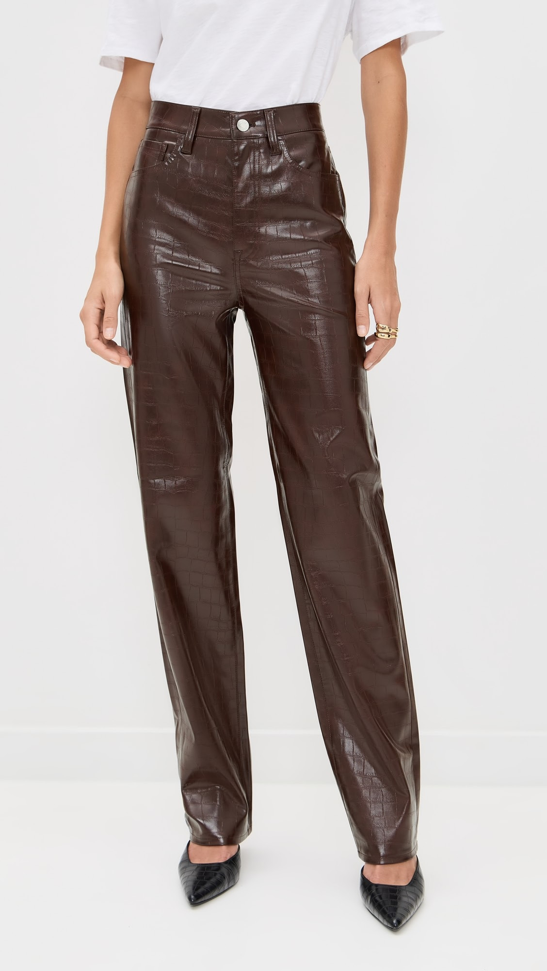 Cassie Faux Leather Pants | Shopbop