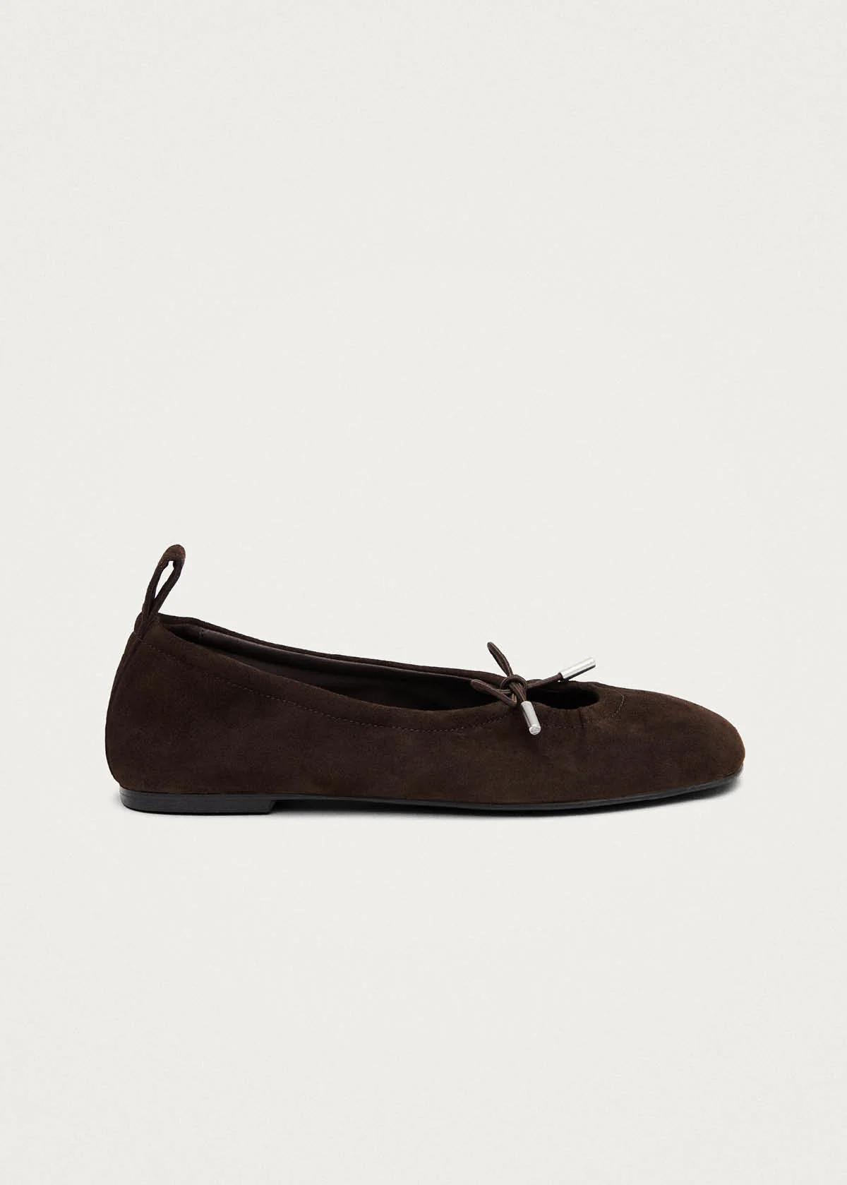 Rosalind Recycled Brown Leather Ballet Flats | ALOHAS (Global)