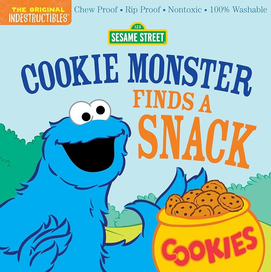 Indestructibles: Sesame Street: Cookie Monster Finds a Snack: Chew Proof · Rip Proof · Nontoxic... | Amazon (US)