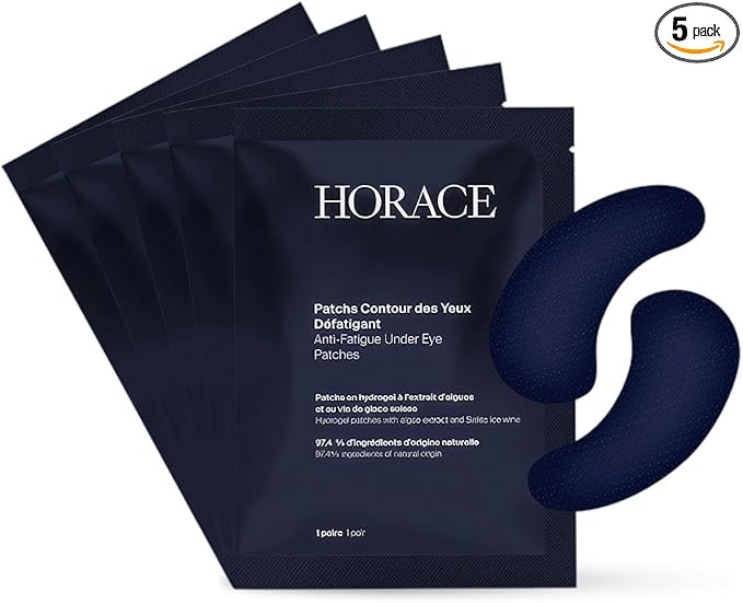 HORACE Anti-Fatigue Under-Eye Patches for Men - Dark Circle and Puffiness Reduction - Moisturisin... | Amazon (UK)