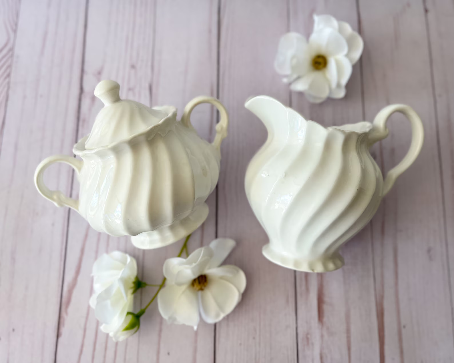 Vintage Johnson Brothers Regency Ironstone Sugar and Creamer - Etsy | Etsy (US)